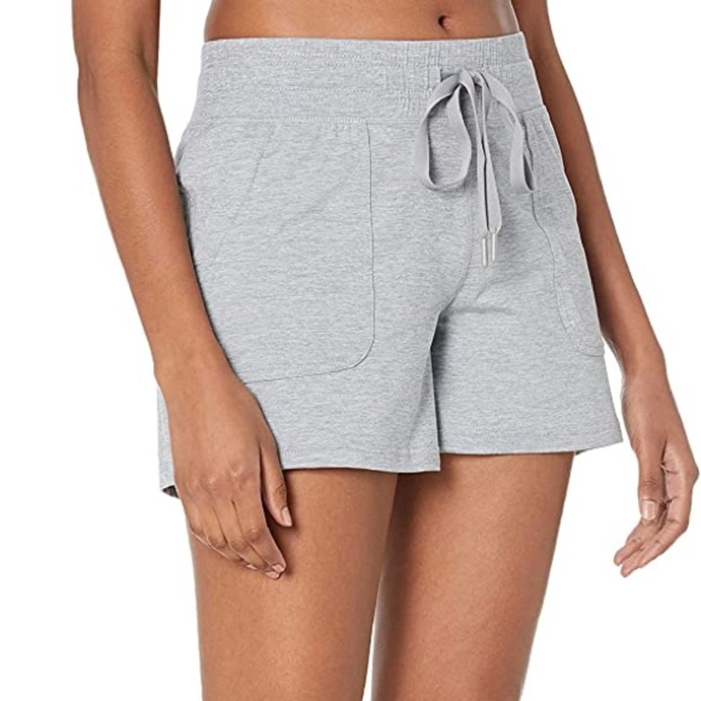 FREE WITH PURCHASE Amazon Essentials Women's Brushed Tech Stretch Short space